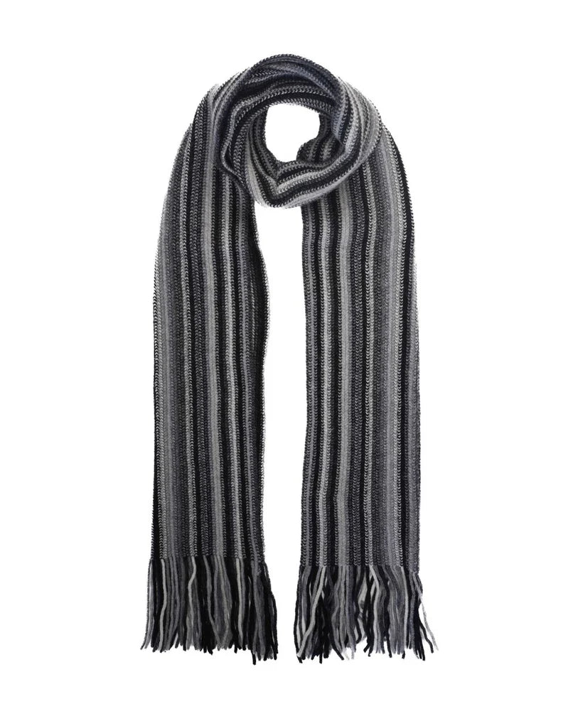 Lambswool Striped Scarf